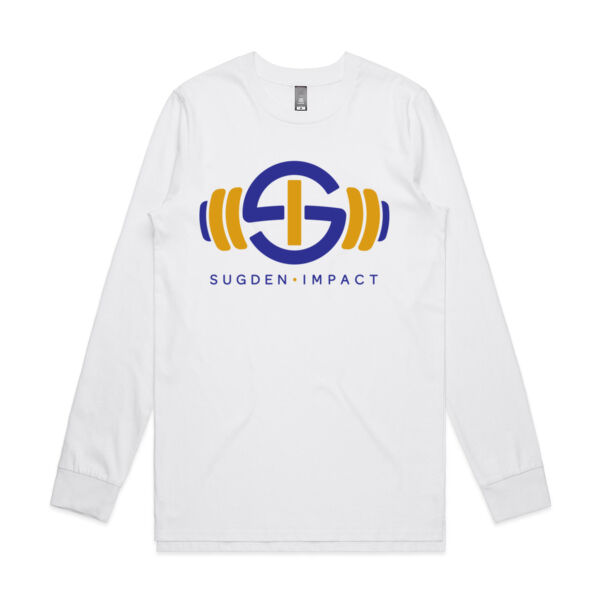 Men's Long Sleeve Blue & Gold Logo  Thumbnail